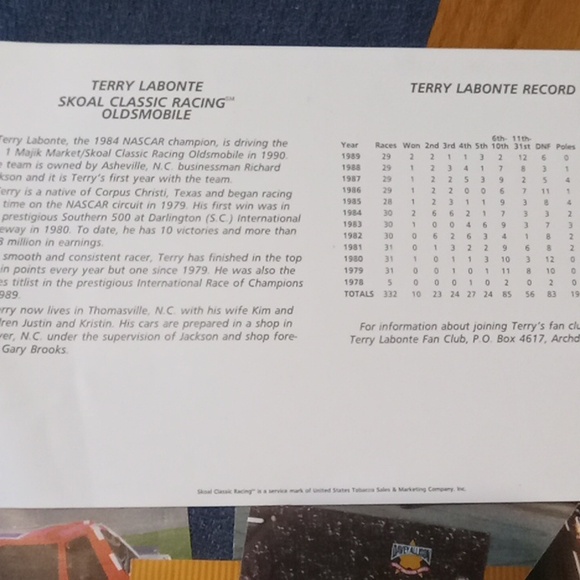 Nascar Collectible Racing Cards Set of 20 Early 90's Era Drivers - Picture 12 of 12